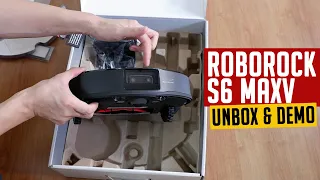 Roborock S6 MaxV Unboxing & Demo Advanced Obstacle Avoidance: Roborock's Smartest Robot Vaacuum