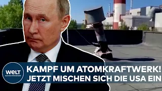 PUTINS KRIEG: Kampf um Atomkraftwerk! "Sofortiger Abzug!" Jetzt mischen sich auch die USA mit ein