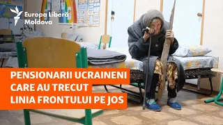 Pensionarii ucraineni care au trecut linia frontului pe jos