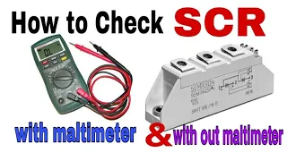 How To Chck SCR  With Multimeter | SCR  Kaise Check Kare | How To test SCR with out Multimeter