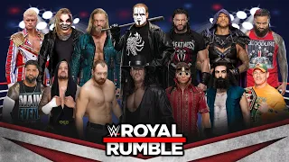 WWE 2K24 30 MAN ROYAL RUMBLE MATCH GAMEPLAY! WWE 2K24 ROYAL RUMBLE MATCH