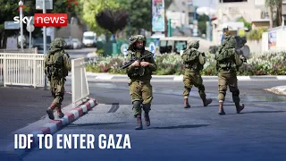 Israel-Hamas war: Israeli soldiers gear up to enter Gaza
