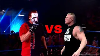 WWE Brock Lesnar vs Sting wrestlemania full match-wwe2k15