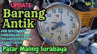 Barang Antik Edisi Sabtu Pagi di Pasar Maling Surabaya