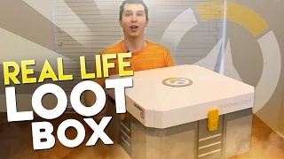 Real Life Overwatch Loot Box Opening! (Gift Unboxing From Blizzard & Coke eSports)