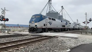 2 FAST Catches of Amtrak's Southwest Chief! Over 75 MPH on the BNSF Marceline Sub/Transcon!