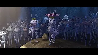 Bugs Life grasshopper scene