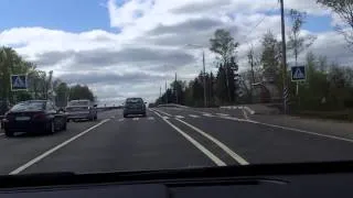 Дорога в Белоруссию. Часть 2 / Road to Belarus. Part 2. 02/05/2014 (timelapse 4x)