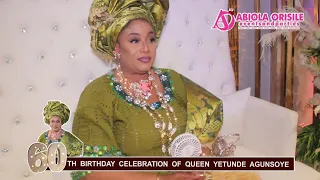Canada Celebrity Woman, Queen Yetunde Agunsoye, holds special thanksgiving for her 60th birthday.