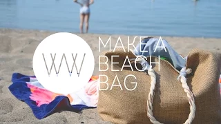 How to Make a Beach Bag | WITHWENDY