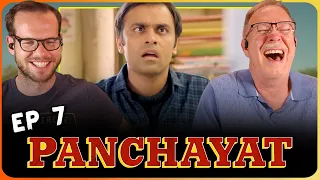 Panchayat Ep 7 Reaction Video | Jitendra Kumar | Raghubir Yadav | Chandan Roy | Nina Gupta