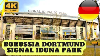 【4K】Dortmund Signal Iduna Park walking tour Dortmund, Germany 🇩🇪