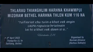 1st Session 2na, Thlarau Thianghlim Harhna khawmpui, Frederick Lalrindika, Thupui: Mesia, 04 Apr.