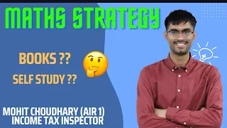 MATHS STRATEGY II SSC CGL 2022 II MOHIT CHOUDHARY ( AIR 1 ) ITI #ssc #cgl2023 #cgl