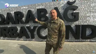 Prezident Bakıda Hərbi Qənimətlər Parkının açılışında iştirak edib