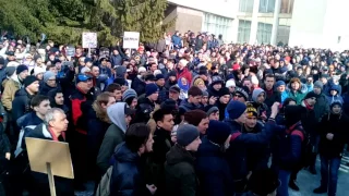 Омичи на митинге 26 марта 2017 года