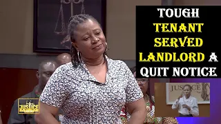 TOUGH TENANT SERVED LANDLORD A QUIT NOTICE AND BATTLES WITH HIM IN COURT || Justice Court EP-158