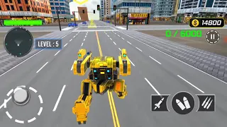 Army Bus Robot Car Game Transforming robot games - Android Robot Gameplay