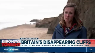 Britain's disappearing cliffs: Scientists blame climate for accelerating erosion