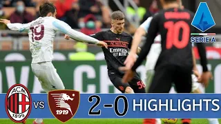 AC Milan vs Salernitana 2-0 Alexis Saelemaekers Highlights Goal | Serie A ITALY  2021/2022 😍⚽️🙏