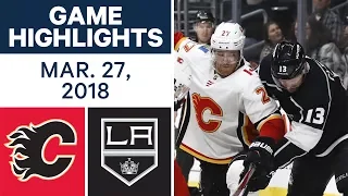 NHL Game Highlights | Flames vs. Kings - Mar. 26, 2018