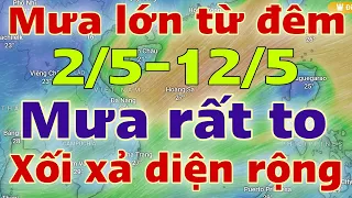 Dự báo thời tiết hôm nay và ngày mai 3/5/2024 | dự báo bão mới nhất | thời tiết 3 ngày tới