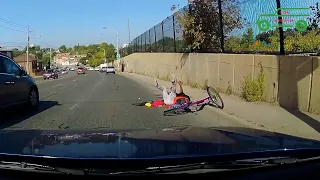 Accidents with  bicycles and scooters on the road || Cars Accidents