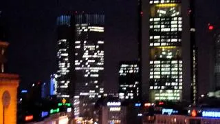 Frankfurt am Main Skyline von Karstadt Terrasse aus