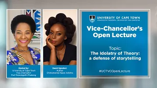 VC's Open Lecture: Ms Chimamanda Adichie