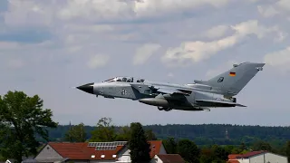 Tornado TLG33 Takeoffs / Low Approch Fliegerhorst Neuburg / Eurofighter / A400M Takeoffs Juli 2021