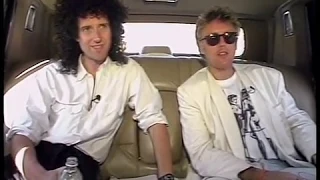 Queen - Brian & Roger Limo Interview - Los Angeles 1989