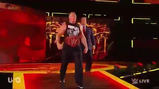 Brock Lesnar destroy Seth Rollins __ 29 July 2019