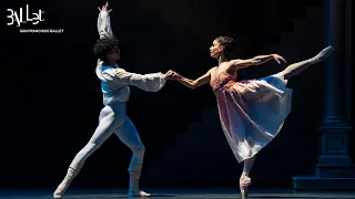 Dores André and Isaac Hernandez in Romeo and Juliet's passionate Balcony Pas de Deux