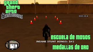 Grand Theft Auto San Andreas - Escuela de Motos Conseguir Medallas de ORO