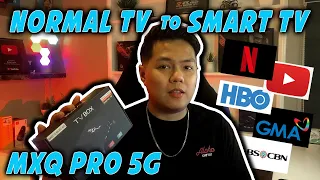 Ang Ordinary TV to Smart Tv Sa Bahay Gamit Ang Mxq Pro 4k