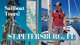 St Petersburg Boat Show Sailboat tours ⛵ Dufour, Island Packet, Fountaine Pajot