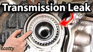 How to Fix a Transmission Leak in Your Car (Axle Seal)