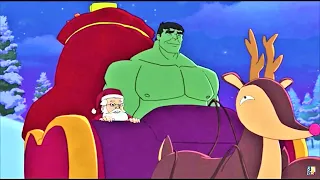 Hulk as Santa Claus | Marvel Super Hero Adventures: Frost Fight! @EarthsMightiestHeroes.