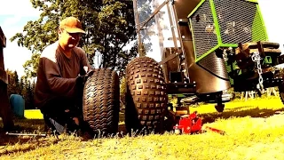 Bigger Wheels upgrade - Towable ATV Backhoe Kellfri