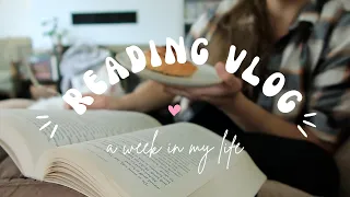 weekly reading vlog || number generator chooses how long I read 📚