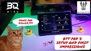 WORLD PREMIER! (maybe?) Bigtreetech Pad7 setup and initial impressions. Is it the Sonic Pad Killer?