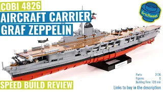 COBI 4826 - Aircraft Carrier Graf Zeppelin - Speed Build Review