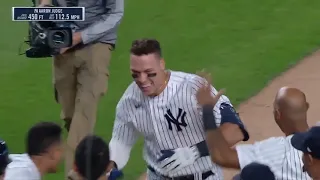 AARON JUDGE 450 FT THREE RUN WALKOFF HR VS BLUE JAYS