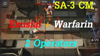 Arknights SA3 CM : Exusiai + Warfarin 2 ops run.