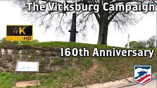 The Surrender of Vicksburg on the 160th Anniversary from the 3rd LA Redan: Vicksburg 160