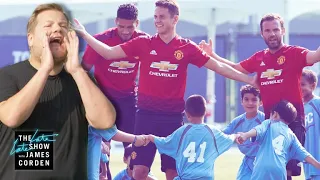 Manchester United vs. James Corden & 100 Kids