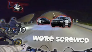 Helicopter E Bike Police Chase…