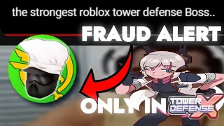 "the strongest roblox tower defense Boss.." | TDX Meme