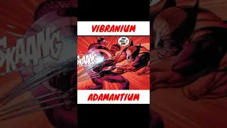 VIBRANIUM VS ADAMANTIUM || Which is the strongest metal #marvel #mcu