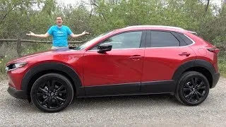 Mazda CX-30 Turbo - это современная версия горячего хэтчбека